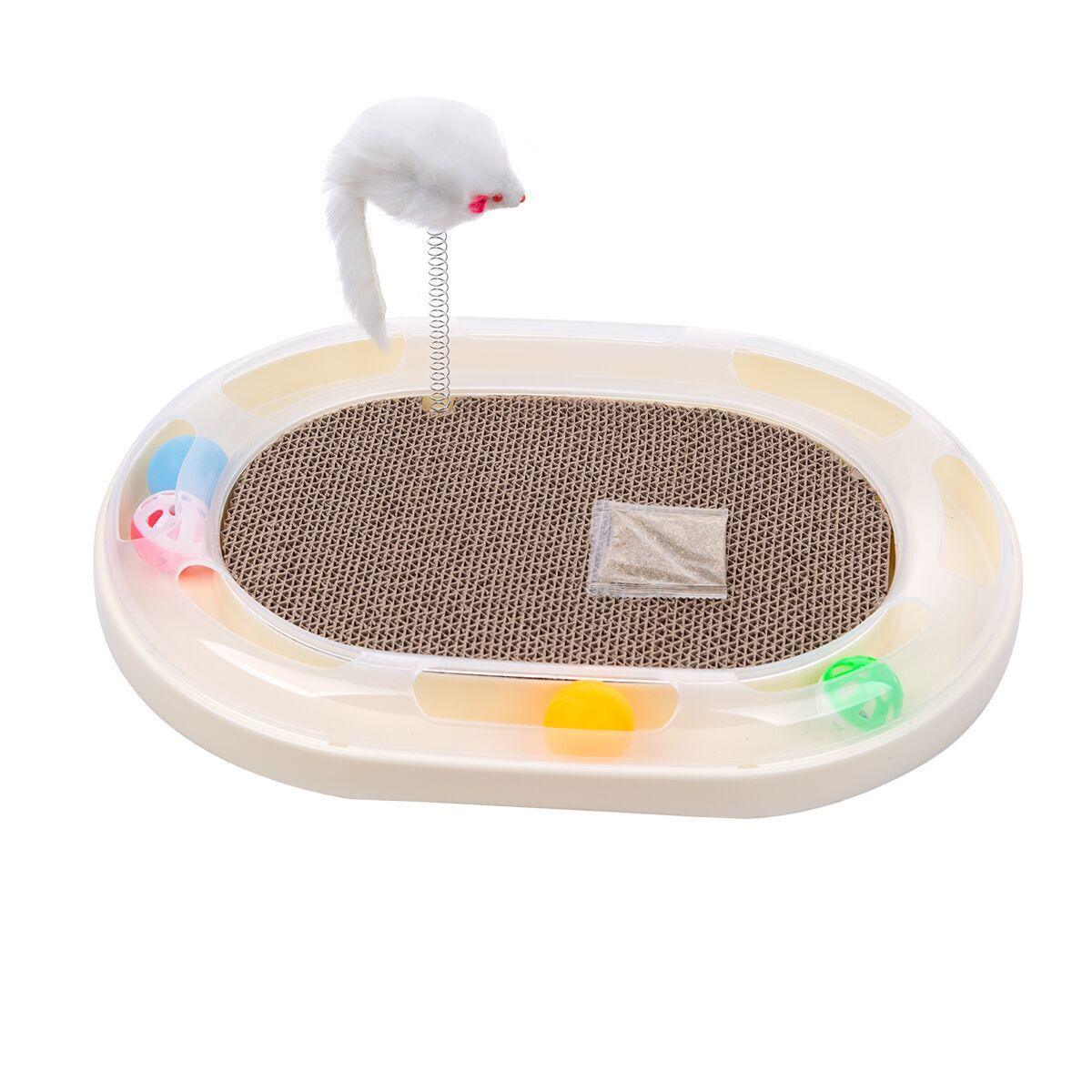 Ultimate Cat Claw Care: Multifunctional Corrugated Paper Cat Scratcher-1