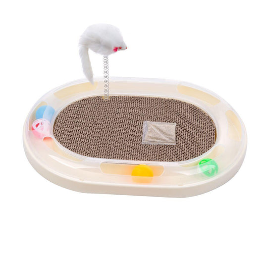 Ultimate Cat Claw Care: Multifunctional Corrugated Paper Cat Scratcher-1